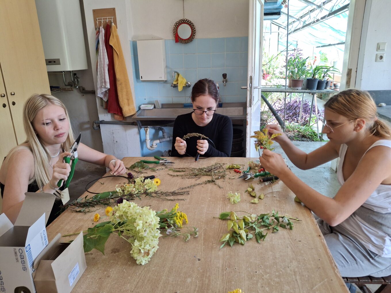 Herbstliche Kreativität in der P2