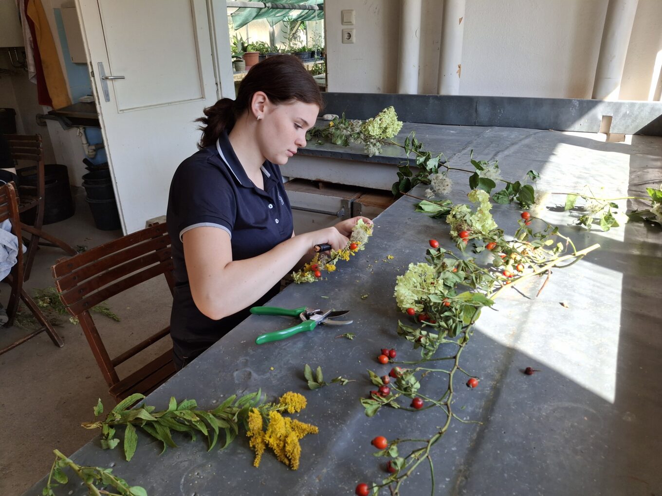 Herbstliche Kreativität in der P2