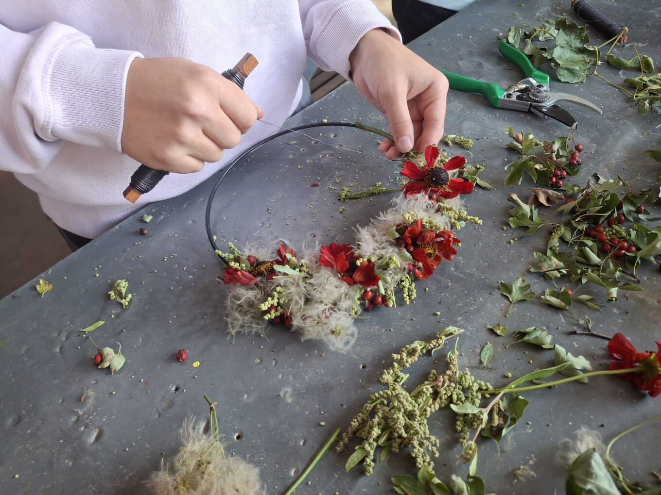Herbstliche Kreativität in der P2