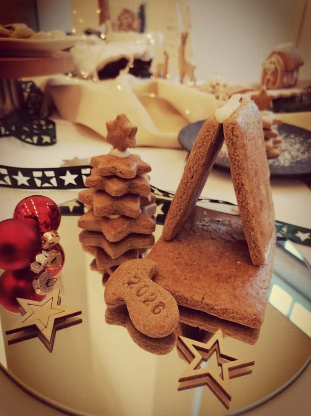 Leebkuchen auf Spiegel